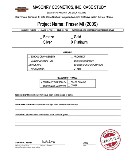 Scan of the case study form for case 369, filled in and signed
