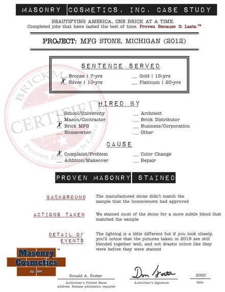 The case study form for case 177, filled in and signed, rendered from the case booklet