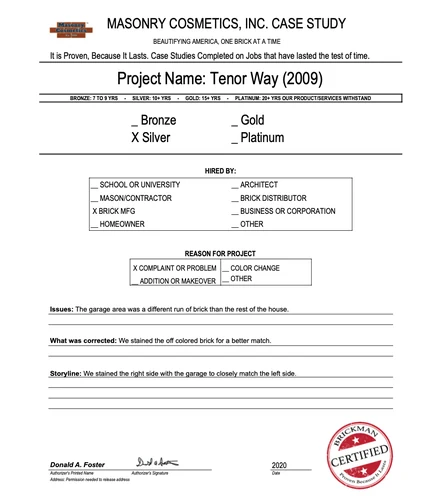 Scan of the case study form for case 386, filled in and signed